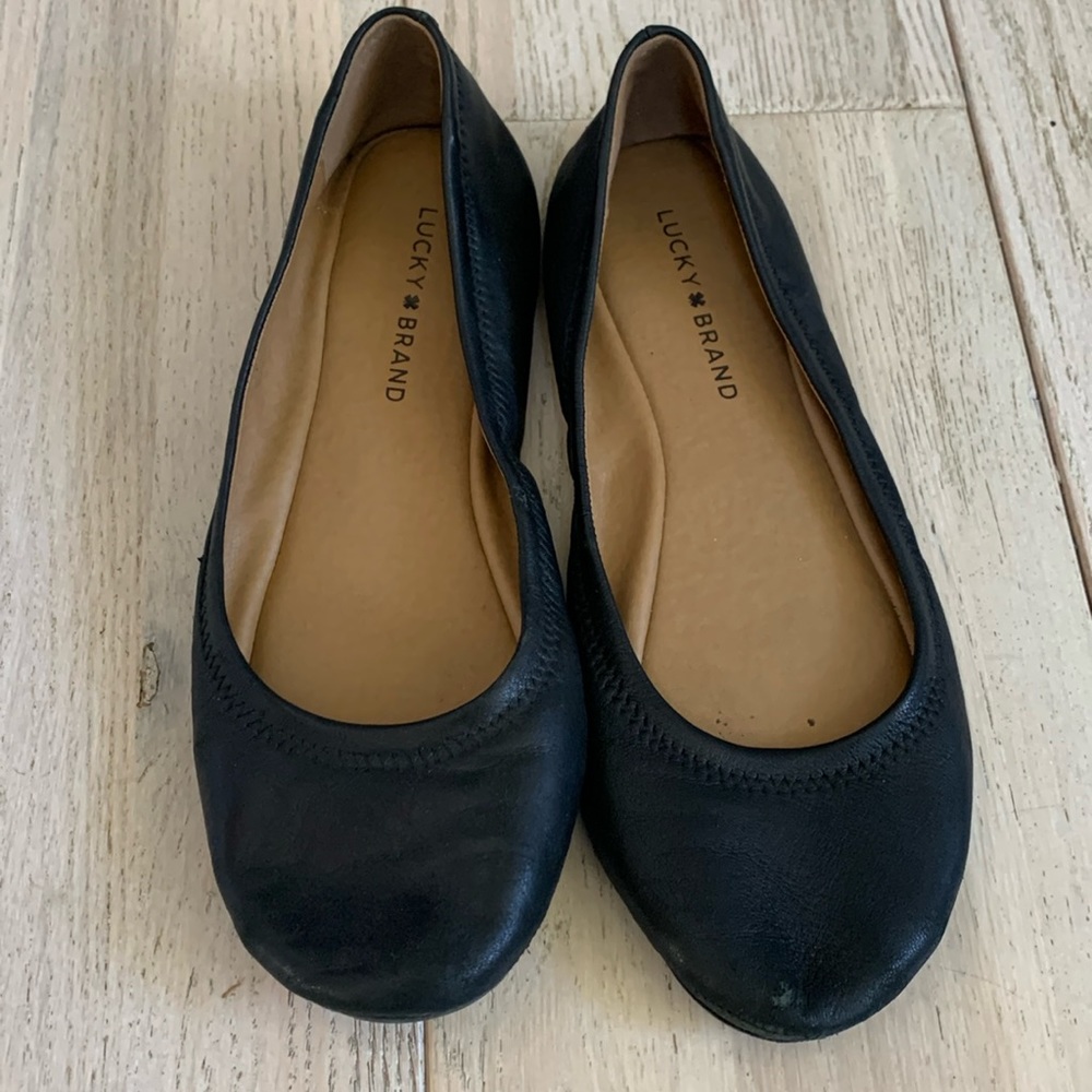 Lucky Brand ERIN Leather Ballet Flats